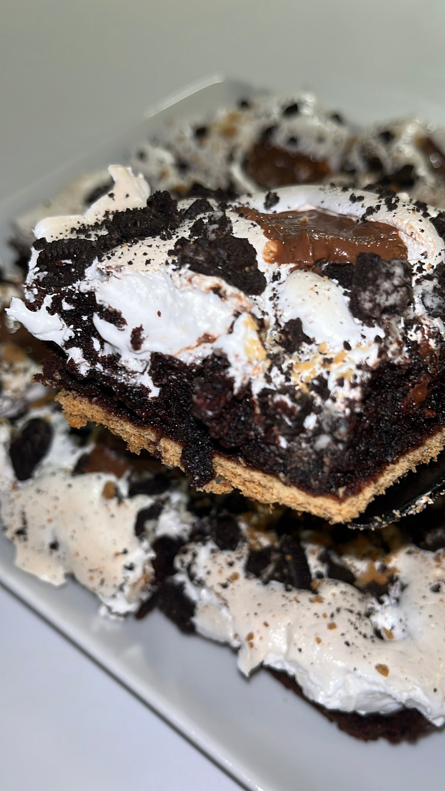 Smore Oreo Brownies Full Pan